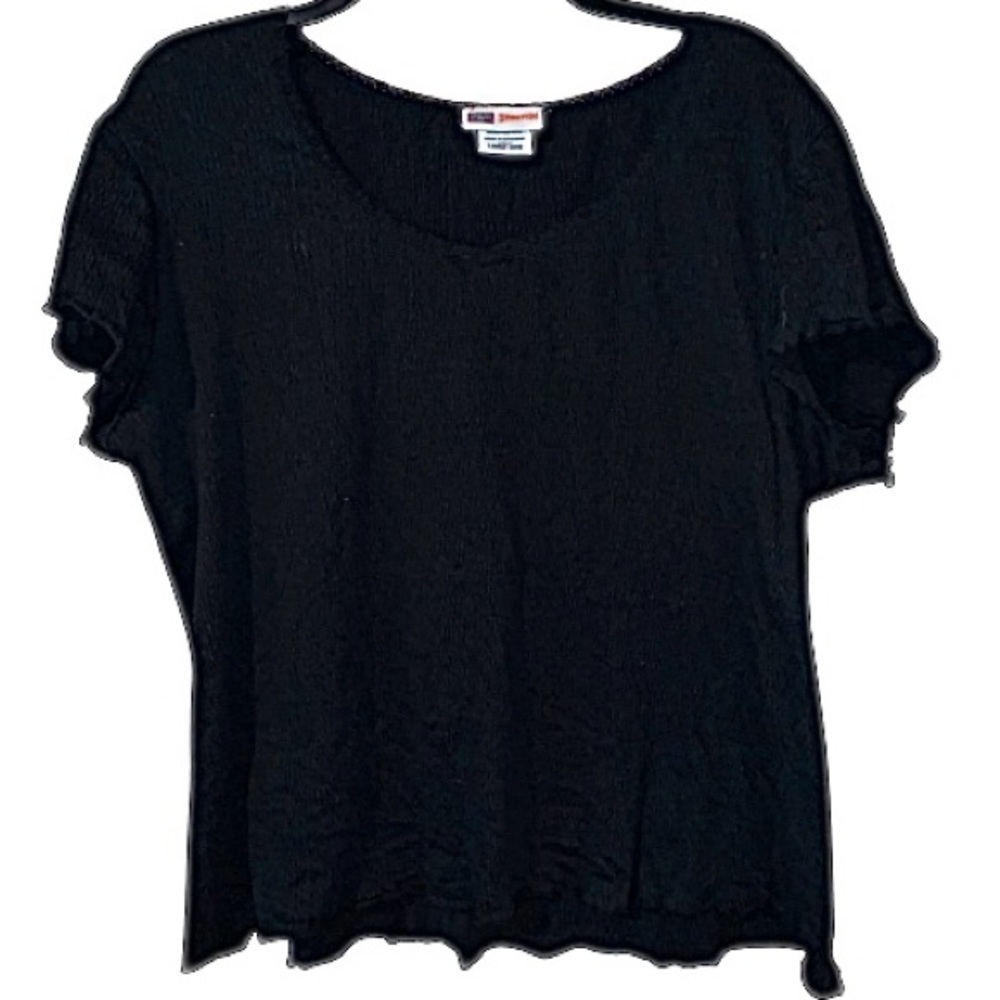 Faded Glory Stretch Black Top